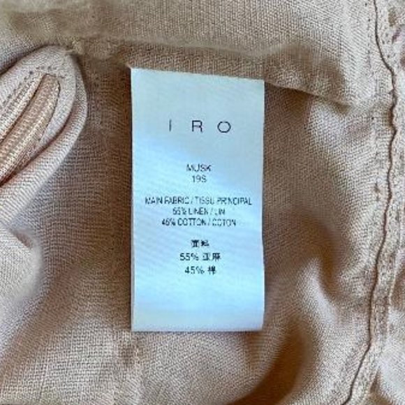 💃🏼5x HP!💃🏼 NWT IRO Musk Linen Ruffle Skirt - Picture 8 of 11